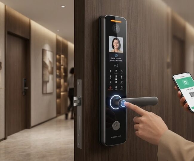 New Xiaomi G500 Smart Lock Combines Facial Recognition, Security Camera and 10 Unlock Methods