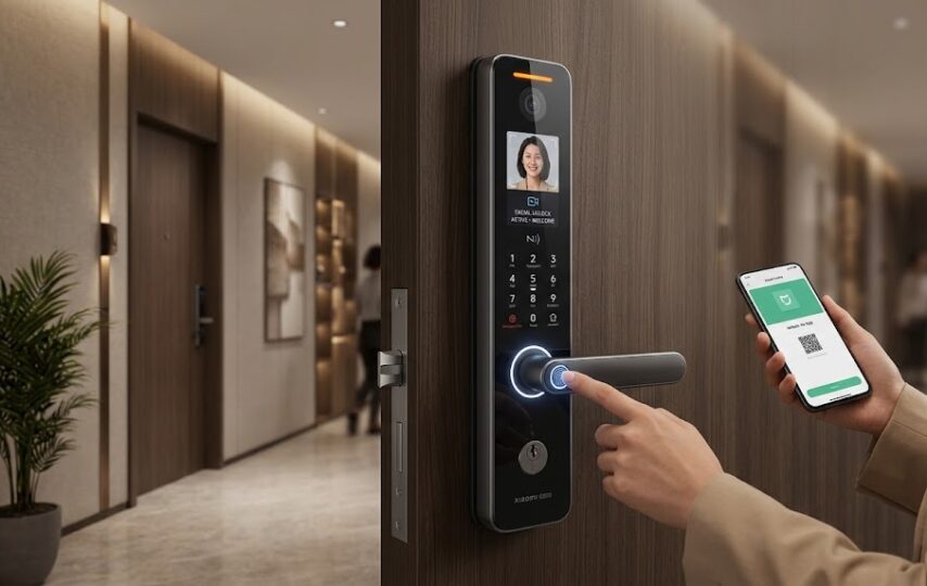 New Xiaomi G500 Smart Lock Combines Facial Recognition, Security Camera and 10 Unlock Methods