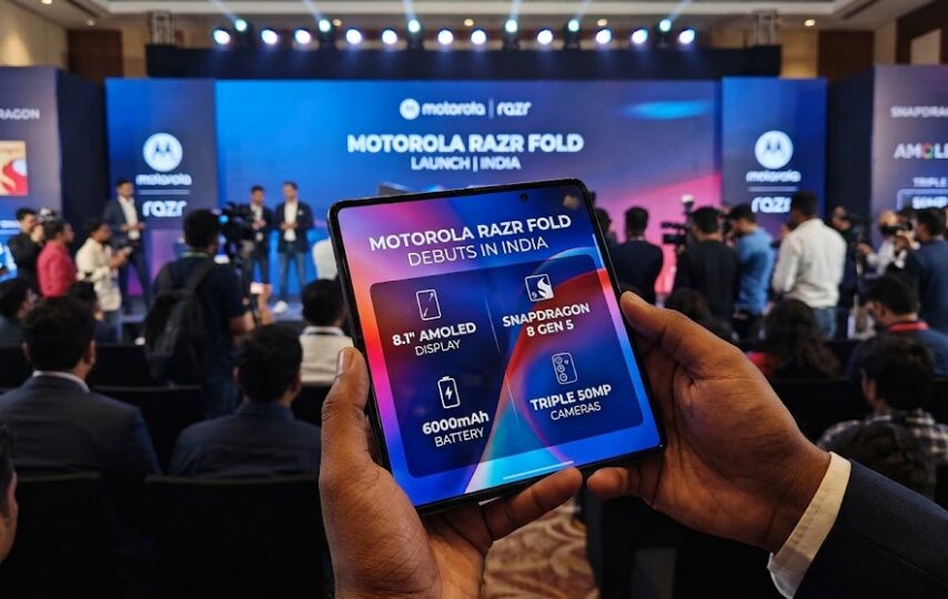 Motorola Razr Fold Debuts in India With Snapdragon 8 Gen 5, 8.1-Inch AMOLED Display, 6000mAh Battery and Triple 50MP Cameras