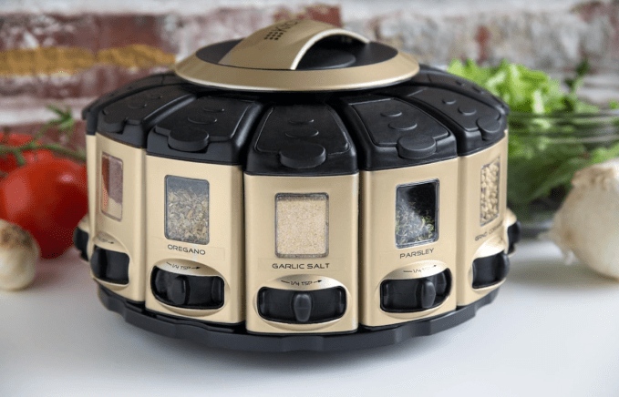 KitchenArt Auto-Measure Spice Carousel