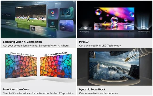 Samsung’s Latest Mini LED TVs Start at Rs. 42,990 in India