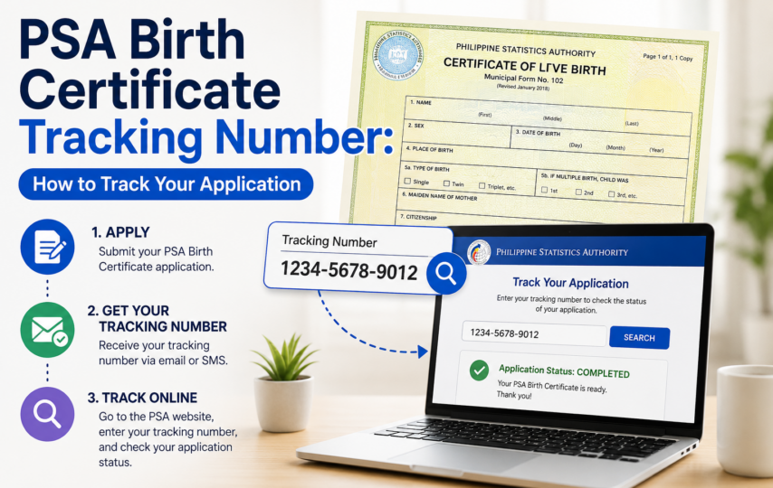 PSA Birth Certificate Tracking Number