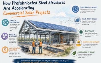 How Prefabricated Steel Structures Are Accelerating Commercial Solar Projects