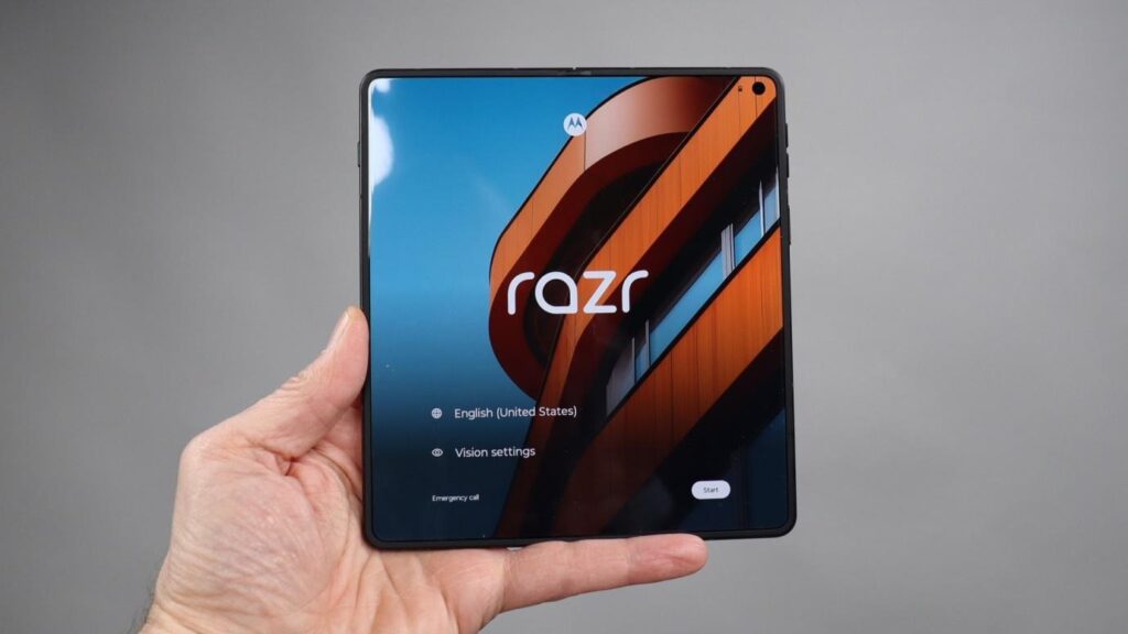 Motorola’s First Book-Style Foldable Phone