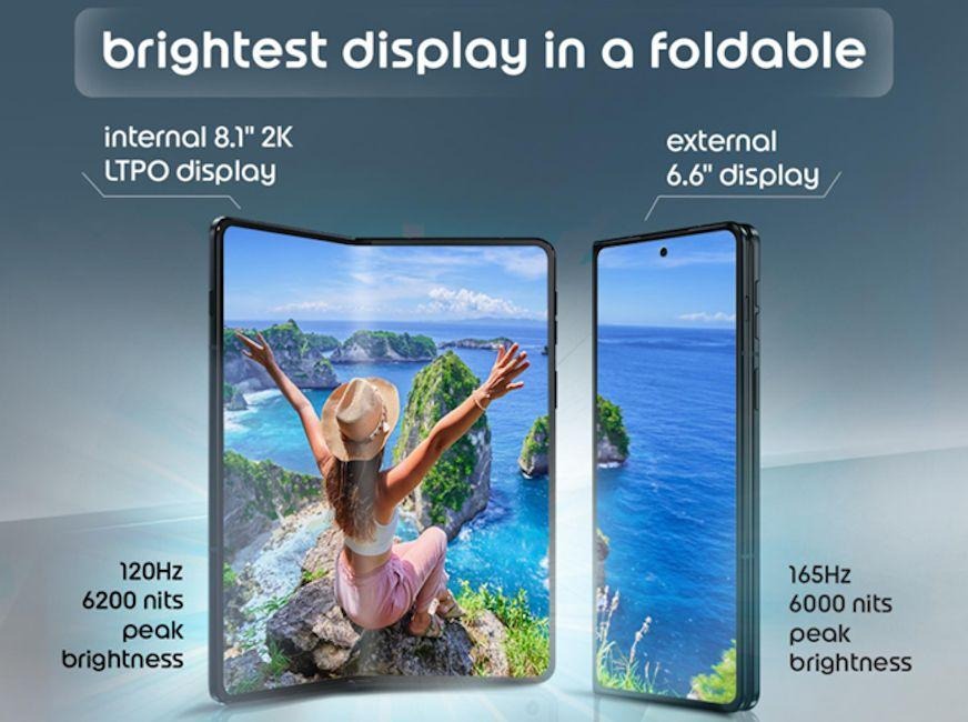8.1-Inch AMOLED Inner Display