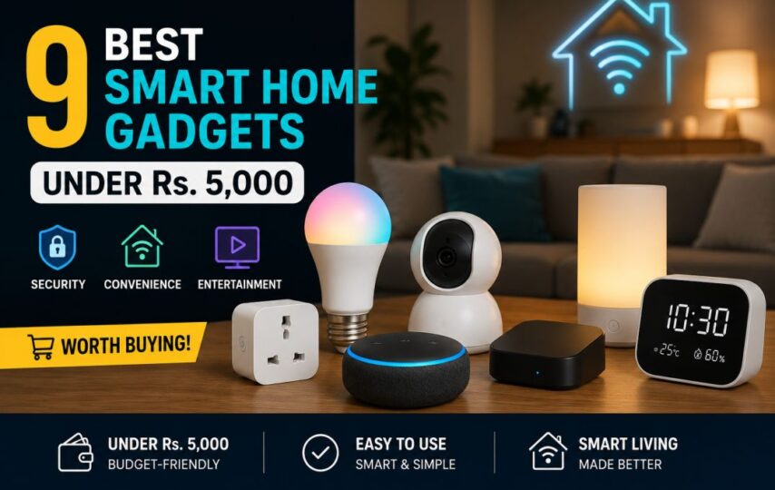 9 Best Smart Home Gadgets Under Rs. 5,000 Worth Buying for Convenience, Security, and Entertainment