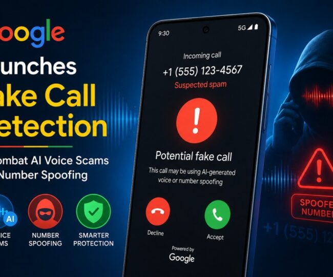 Google Launches Fake Call Detection to Combat AI Voice Scams and Number Spoofing