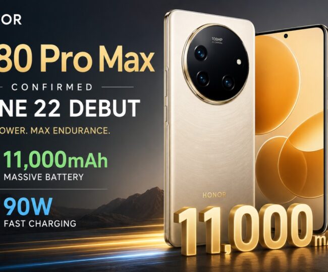 Honor X80 Pro Max Confirmed for June 22 Debut With Massive 11,000mAh Battery and 90W Fast Charging