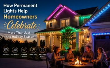 How Permanent Lights Help Homeowners Celebrate More Than Just the Holiday Season