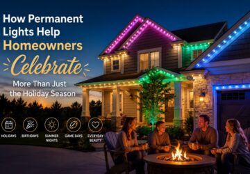 How Permanent Lights Help Homeowners Celebrate More Than Just the Holiday Season
