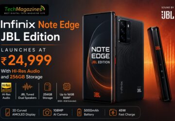Infinix Note Edge JBL Edition Launches at Rs 24,999 With Hi-Res Audio and 256GB Storage 