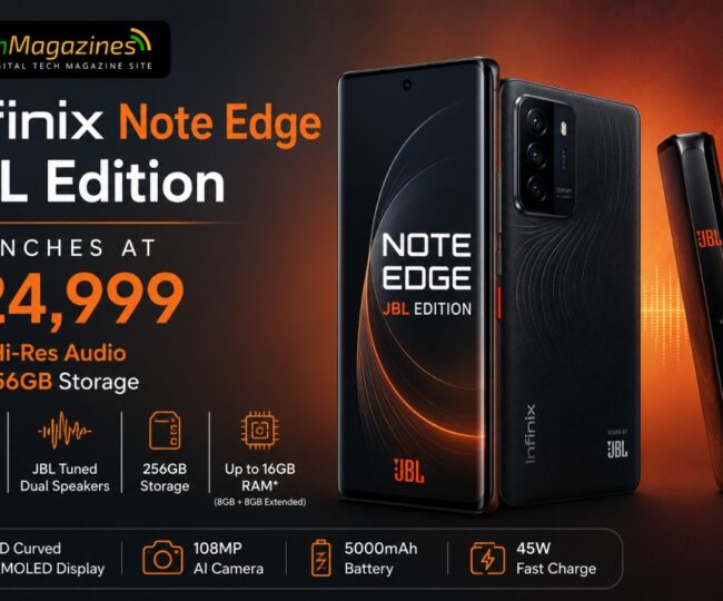 Infinix Note Edge JBL Edition Launches at Rs 24,999 With Hi-Res Audio and 256GB Storage 