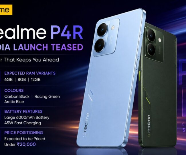 Realme P4R India Launch