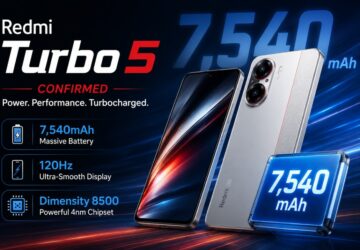 Redmi Turbo 5 Confirmed With 7,540mAh Battery, 120Hz Display, and Dimensity 8500 Chipset