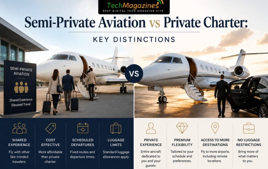 Semi-Private Aviation vs Private Charter- Key Distinctions