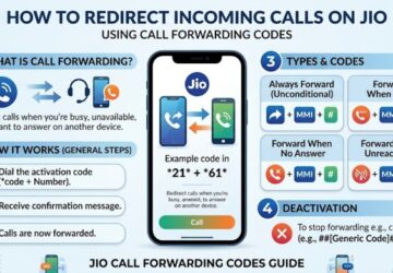 Create an img for article- How to Redirect Incoming Calls on Jio Using Call Forwarding Codes