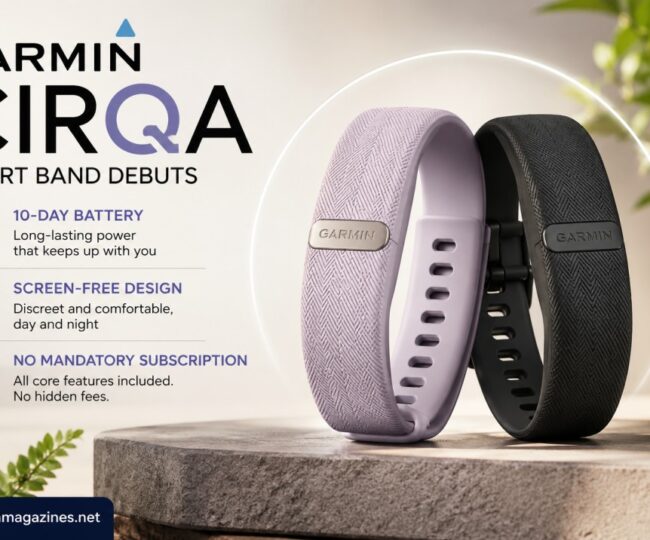 Garmin Cirqa Smart Band Debuts With 10-Day Battery, Screen-Free Design and No Mandatory Subscription