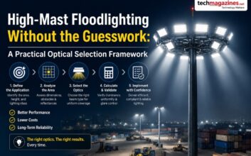 High-Mast Floodlighting Without the Guesswork: A Practical Optical Selection Framework