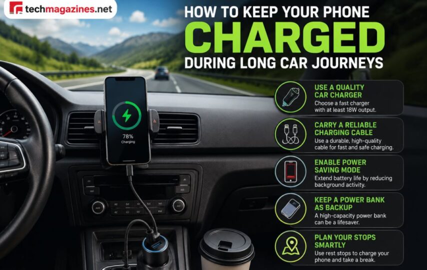 How to Keep Your Phone Charged During Long Car Journeys