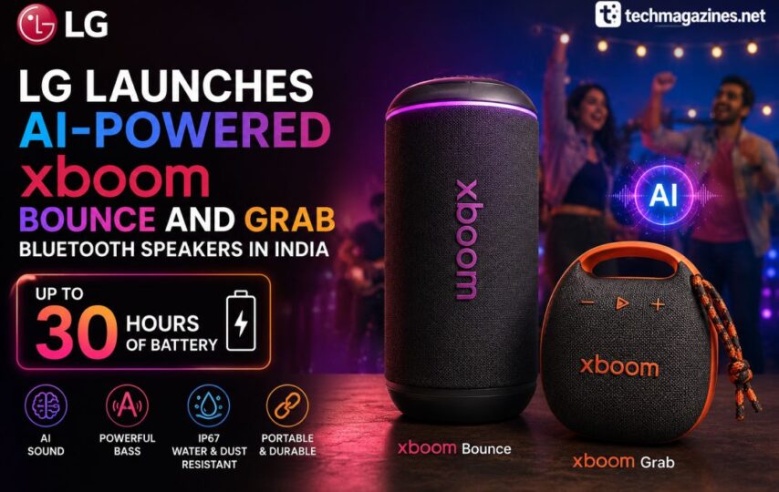 LG Launches AI-Powered xboom Bounce and Grab Bluetooth Speakers in India With Up to 30 Hours of Battery 