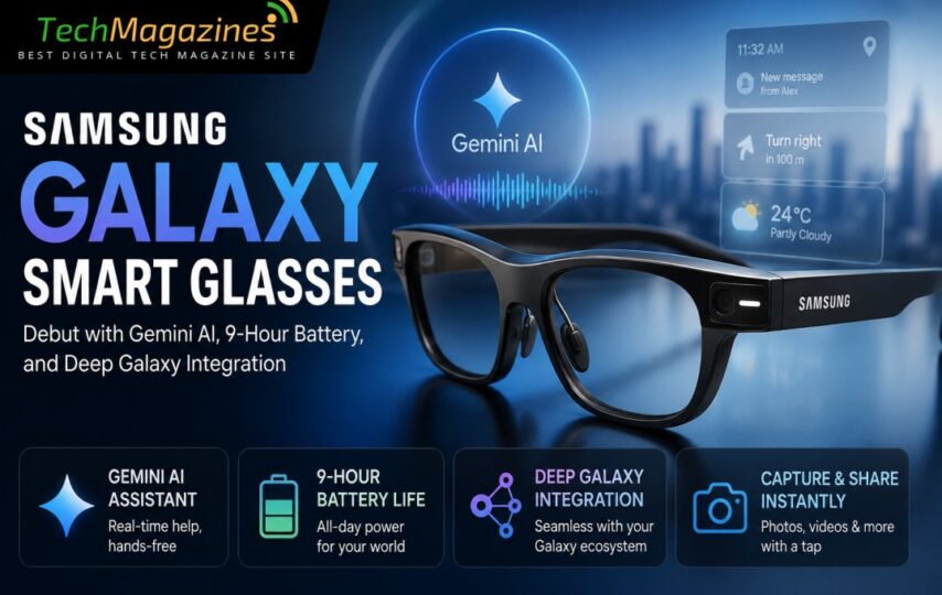 Samsung Galaxy Smart Glasses Debut with Gemini AI, 9-Hour Battery, and Deep Galaxy Integration