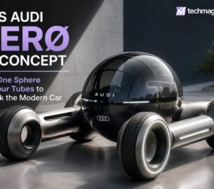 This Audi ZERØ EV Concept Uses One Sphere and Four Tubes to Rethink the Modern Car