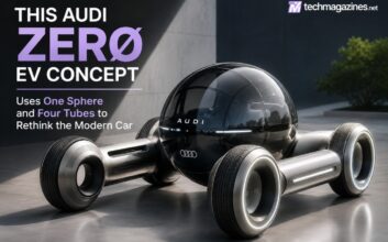 This Audi ZERØ EV Concept Uses One Sphere and Four Tubes to Rethink the Modern Car