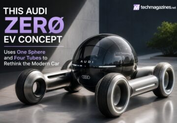 This Audi ZERØ EV Concept Uses One Sphere and Four Tubes to Rethink the Modern Car