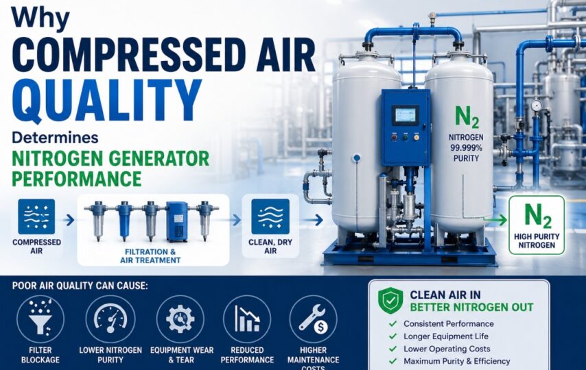 Why Compressed Air Quality Determines Nitrogen Generator Performance
