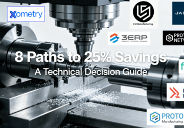 A comparison of eight leading CNC milling manufacturers — accompanied by real-time machining footage — visually demonstrates a data-driven partner selection process.