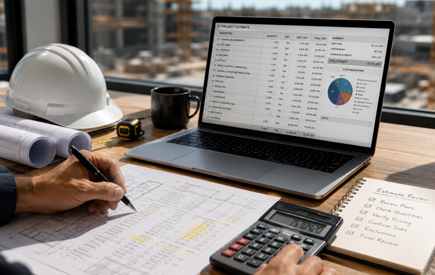AI construction estimating accuracy