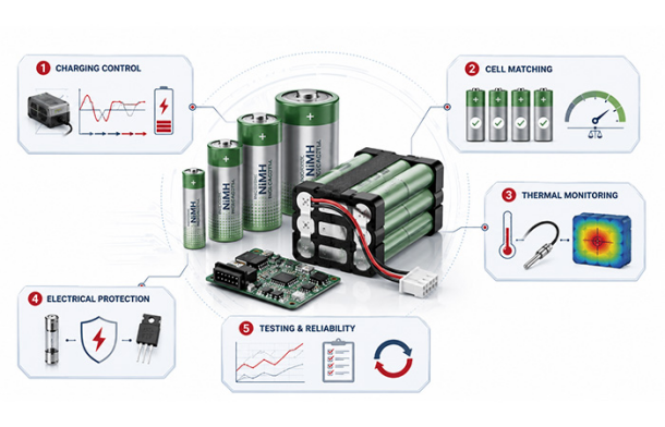 Industrial NiMH Battery Engineering: Charging and Reliability
