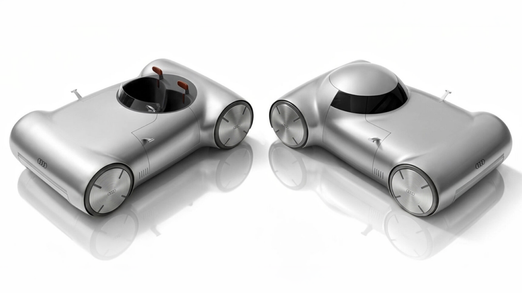 Audi ZERØ's Sphere-and-Tube Layout Creates a Distinctive EV Silhouette