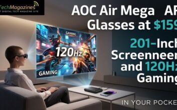 AOC Air Mega AR Glasses at $159: 201-Inch Screen and 120Hz Gaming in Your Pocket