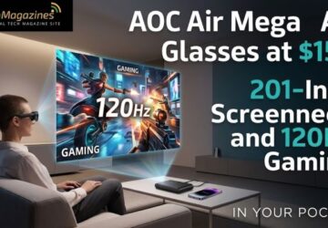 AOC Air Mega AR Glasses at $159: 201-Inch Screen and 120Hz Gaming in Your Pocket