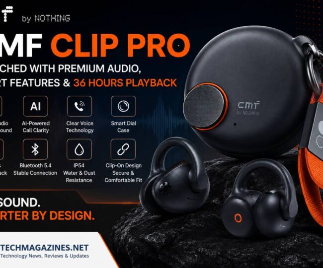 CMF Clip Pro Launched With LDAC Audio, Smart Dial Case, AI Calling and 36 Hours of Playback