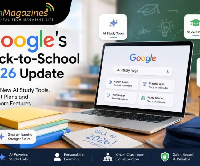 Google’s Back-to-School 2026 Update Brings New AI Study Tools, Student Plans and Classroom Features