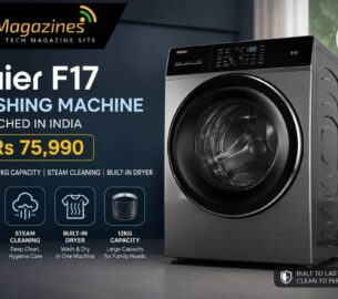 Haier F17 Washing Machine Launched in India at Rs 75,990 With AI Wash, 12kg Capacity, Steam Cleaning and Built-in Dryer