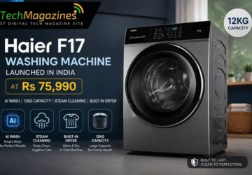 Haier F17 Washing Machine Launched in India at Rs 75,990 With AI Wash, 12kg Capacity, Steam Cleaning and Built-in Dryer