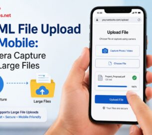 Handle HTML file upload on mobile