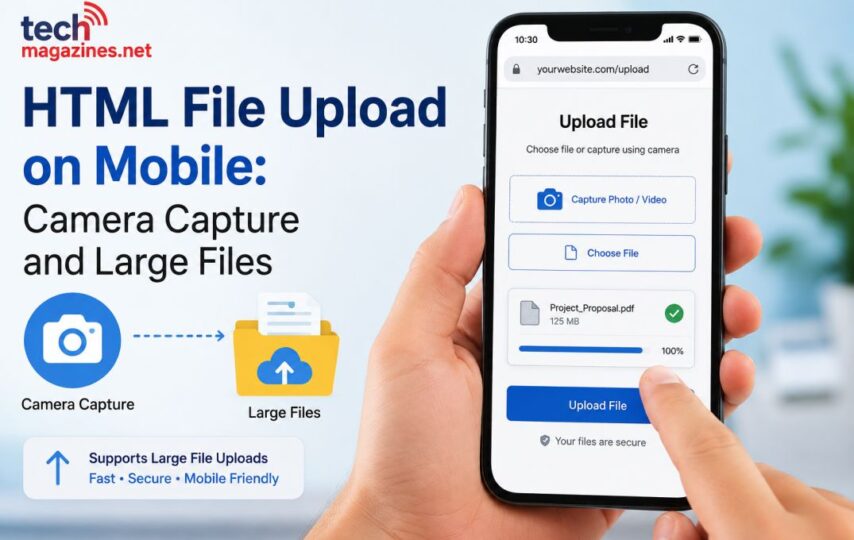 Handle HTML file upload on mobile