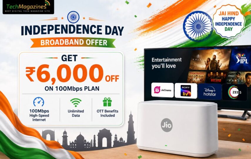 Jio Independence Day Broadband Offer