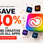 Save 40% on Adobe Creative Cloud All Apps