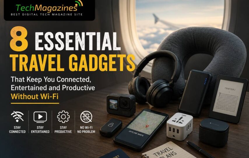 8 Essential Travel Gadgets That Keep You Connected, Entertained and Productive Without Wi-Fi