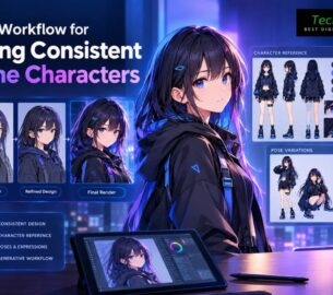 A Practical Workflow for Designing Consistent AI Anime Characters