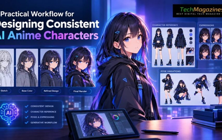 A Practical Workflow for Designing Consistent AI Anime Characters