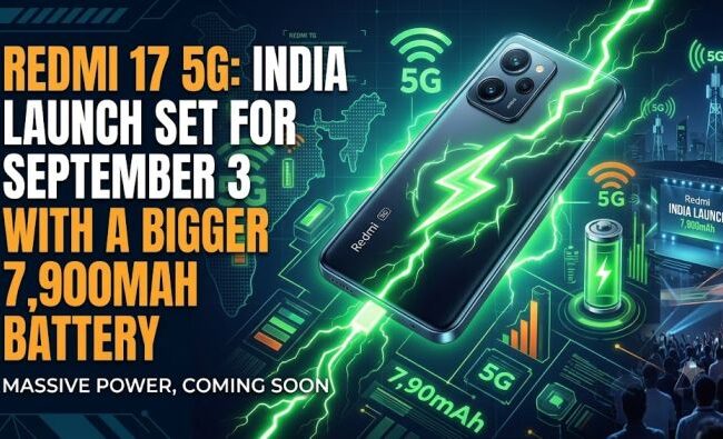Redmi 17 5G India Launch Set for September 3 With a Bigger 7,900mAh Battery