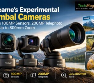 Dreame’s Experimental Gimbal Cameras Bring 100MP Sensors, 200MP Telephoto and Up to 800mm Zoom