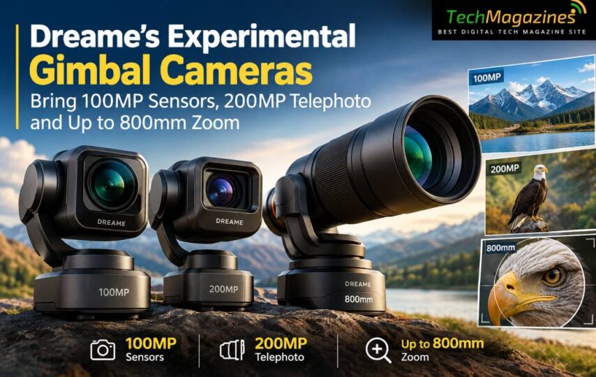 Dreame’s Experimental Gimbal Cameras Bring 100MP Sensors, 200MP Telephoto and Up to 800mm Zoom