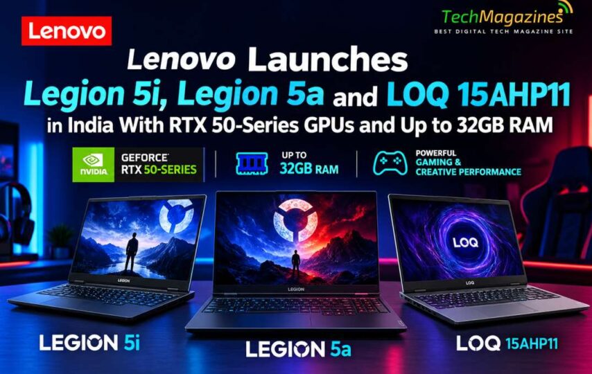 Lenovo Launches Legion 5i, Legion 5a and LOQ 15AHP11 in India With RTX 50-Series GPUs and Up to 32GB RAM